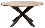 Starfurn Arlington Ronde Eettafel Mangohout 130 Cm