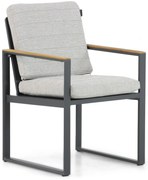 Tuinstoel Aluminium Grijs-antraciet Lifestyle Garden Furniture Faro