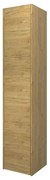 Proline Hoge kast P2O 1 deur push 2 open inclusief 4 glazen planchettes 35x35x169cm Ideal oak 1228512