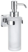Smedbo Ice Zeepdispenser - 200ml - wandmontage - chroom/porselein OK369P