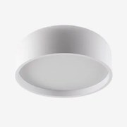 Plafondlamp In Ijzer Glatzer Wit - Sklum