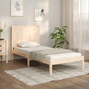 vidaXL Bedframe massief grenenhout 75x190 cm 2FT6 Small Single