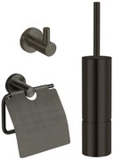 Best Design Moya toilet accessoires set Gunmetal verouderd ijzer