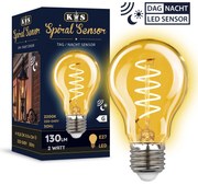 Spiral Sensor LED 2W dag/nacht