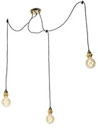 Moderne hanglamp goud - Cava 3 Modern Minimalistisch rond Binnenverlichting Lamp