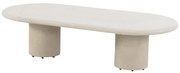 Hampton lounge tuintafel ovaal mortex beige 140x65xH35 cm 4 Seasons Outdoor
