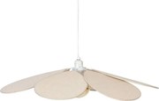 Atmosphera Naya Kinderhanglamp– Bloemvorm – Beige – diameter 72 cm – Linnen – E27 – Speels&amp;Veilig