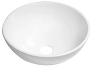 Brauer Bowl waskom keramiek 28cm wit glans