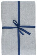 Tafelkleed rond, GOTS bio-katoen, blauw, Ø 180 cm