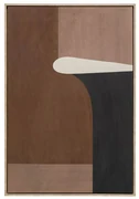 Kare Design Classic Shape Brownie Schilderij Japandi
