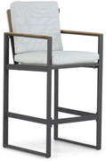 Barstoel Aluminium Grijs-antraciet Lifestyle Garden Furniture Faro