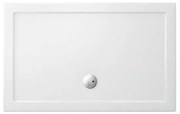 Crosswater Showertray douchebak 120x80x4cm rechthoek wit ST0R81200