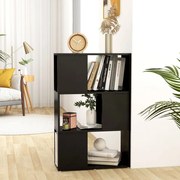 vidaXL Boekenkast/kamerscherm 60x24x94 cm spaanplaat zwart