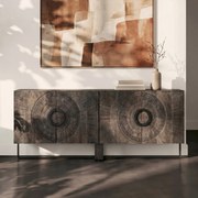 Tower Living Uniek Dressoir Mangohout Padua - 200x47x80cm.