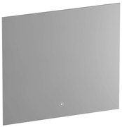Brauer Ruby rechthoekige spiegel met verlichting 80x70cm