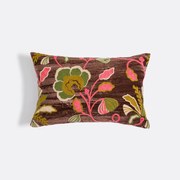 Kussenhoes met velours paneel Sidonie