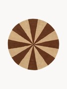 Rond wollen vloerkleed Arch, handgetuft