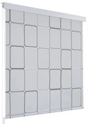 vidaXL Rolgordijn voor douche 120x240 cm vierkant