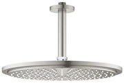 GROHE Rainshower cosmopolitan hoofddoucheset 310 mm met plafondarm 142 mm supersteel 26067DC0