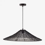 Benilde Ijzeren Plafondlamp Ø65 Cm Zwart - Sklum