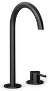 Hotbath COBBER Wastafelmengkraan 2-gats Hoog Model Gepolijst zwart PVD CB023HPBP