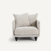 Fauteuil in gerecycled polyester, Lazare