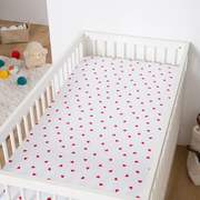Hoeslaken baby katoen, omslag 17 cm, Scacco