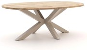 Tuin eettafel ROUGH | Ovaal  | Tuintafel Teakhout | 200x110cm | 6 personen | Kees Smit Tuinmeubelen