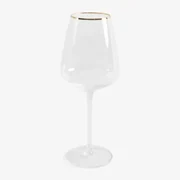 Pak Van 4 Witte Wijnglazen In Glas 52 Cl Olaya Transparant - Sklum