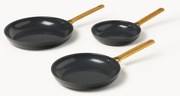 Braadpannen Padova met antiaanbaklaag, set van 3