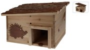 ProGarden Egelhuisje 34x28x22 cm hout met boomschors