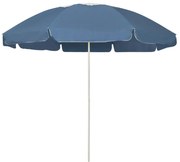 vidaXL Strandparasol 240 cm blauw