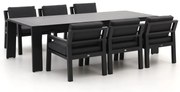 Bellagio Vinadio 255cm low dining tuinset 7-delig