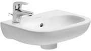 Duravit D Code fontein met kraangat links 36x27cm wit 07053600092
