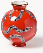 Porseleinen vaas Eden met gouden accenten