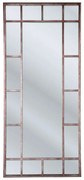 Kare Design Window Industriele Spiegel Bruin Staal - 90x200cm