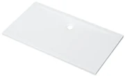 ZEZA Selva Douchebak - 100x90x4cm - rechthoek - Acryl - glans wit P1910A