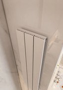 Eastbrook Charlton verticale aluminium radiator 180x28cm Mat wit 865 watt