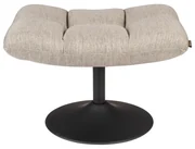 Dutchbone Bar Draaibare Hocker Stof Lichtgrijs