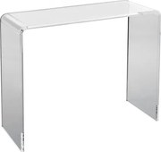VEVOR U-vormige bijzettafel 964 x 381 x 740 mm, U-vormige bijzettafel van acryl, transparante salontafel voor drankjes, eten, snacks, te gebruiken in de woonkamer, slaapkamer, studeerkamer, enz.