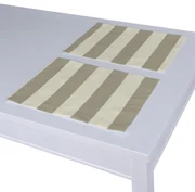 Dekoria Placemats 2 st., beige-wit, 30 x 40 cm
