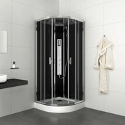 Badstuber Trend complete douchecabine kitvrij kwartrond 90x90x210cm