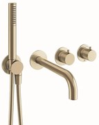 Crosswater MPRO Module Badkraan - inbouwdeel 2 functies - Badkraan - handdoucheset - messing geborsteld PROMOD440TRIMF