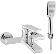 Go by Van Marcke Move badmengkraan eengreeps compleet inclusief handdouche hartafstand 15 cm keramische schijven inclusief rozetten en S-koppelingen chroom 89103-263A