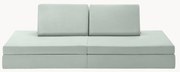Handgemaakte modulaire fluwelen speelbank Mila