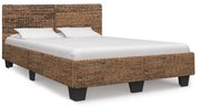 vidaXL Bedframe natuurlijk rattan 140x200 cm