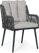 Tuinstoel Rope Grijs-antraciet Lifestyle Garden Furniture Tivoli