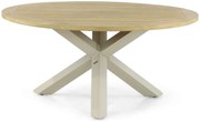 Dining Tuintafel  160 cm Aluminium/teak Taupe Rockville