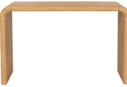 Zuiver Brave Console Tafel Gebogen Eiken - 120 X 38cm.