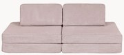 Modulaire kinderbank Mila van corduroy, handgemaakt
